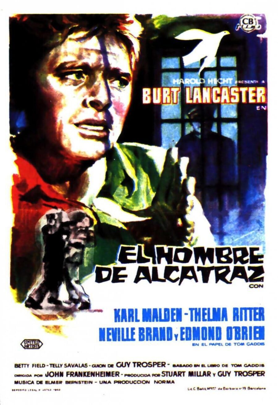 Cartel de El hombre de Alcatraz - España