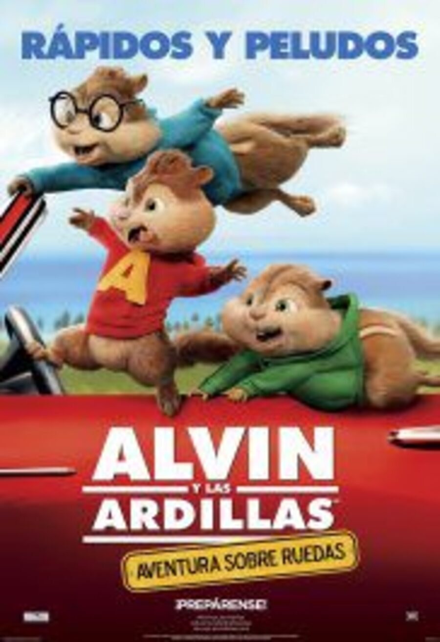 Cartel de Alvin y las ardillas: Fiesta sobre ruedas - México