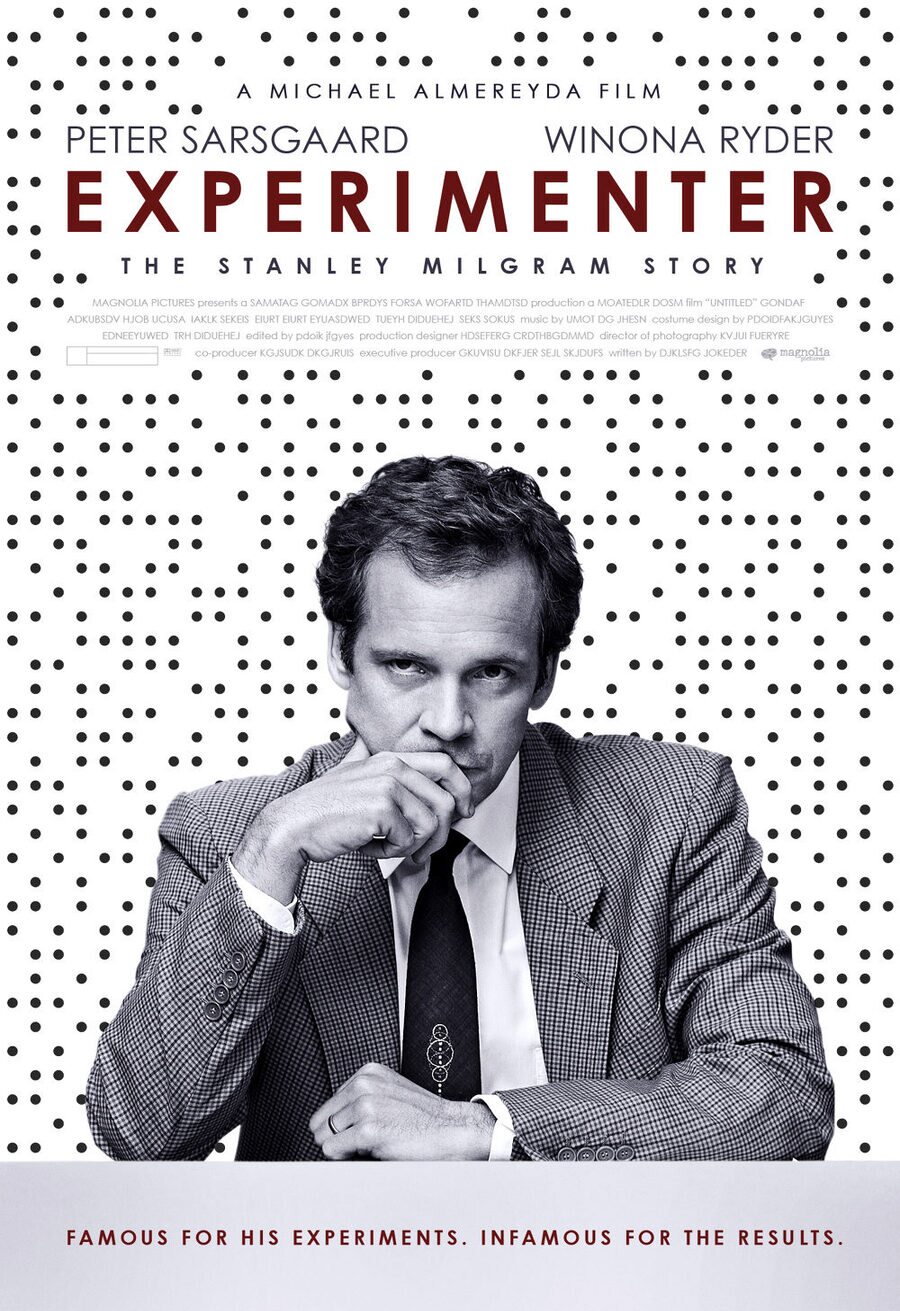 Cartel de Experimenter: la historia de Stanley Milgram - Estados Unidos