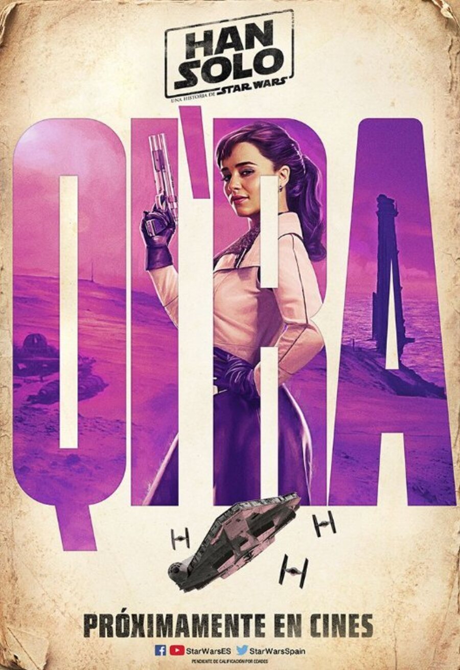 Cartel de Han Solo: Una historia de Star Wars - Qi'Ra