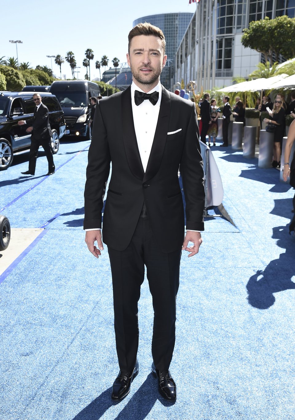 Justin Timberlake en la alfombra roja de los Emmy 2018