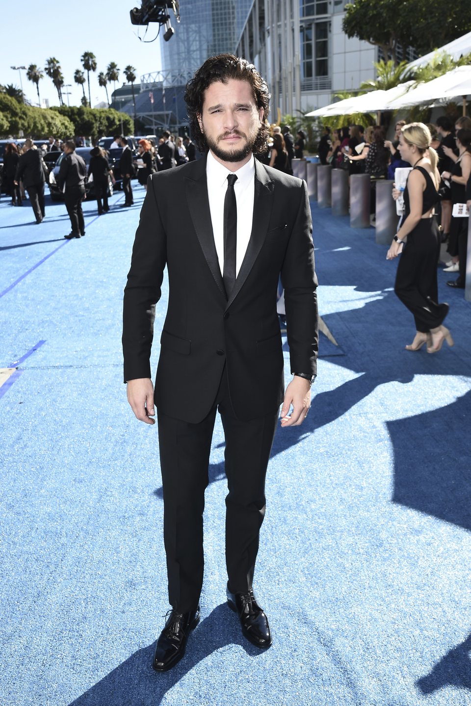 Kit Harington en la alfombra roja de los Emmy 2018