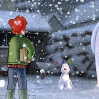 Snowman and the Snowdog