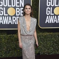 Keri Russell en la alfombra roja de los Globos de Oro 2019