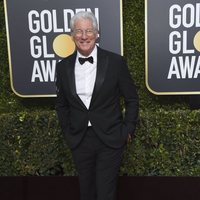 Richard Gere en la alfombra roja de los Globos de Oro 2019