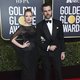 Jessica Chastain y Gian Luca Passi en la alfombra roja de los Globos de Oro 2019