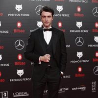 Javier Rey en la alfombra roja de los Premios Feroz 2019