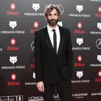 Julián Villagrán en la alfombra roja de los Premios Feroz 2019