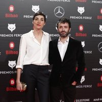 Rodrigo Sorogoyen e Isabel Pen?a en la alfombra roja de los Premios Feroz 2019