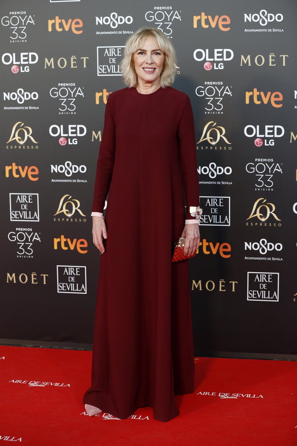 Susi Sánchez en los Premios Goya 2019