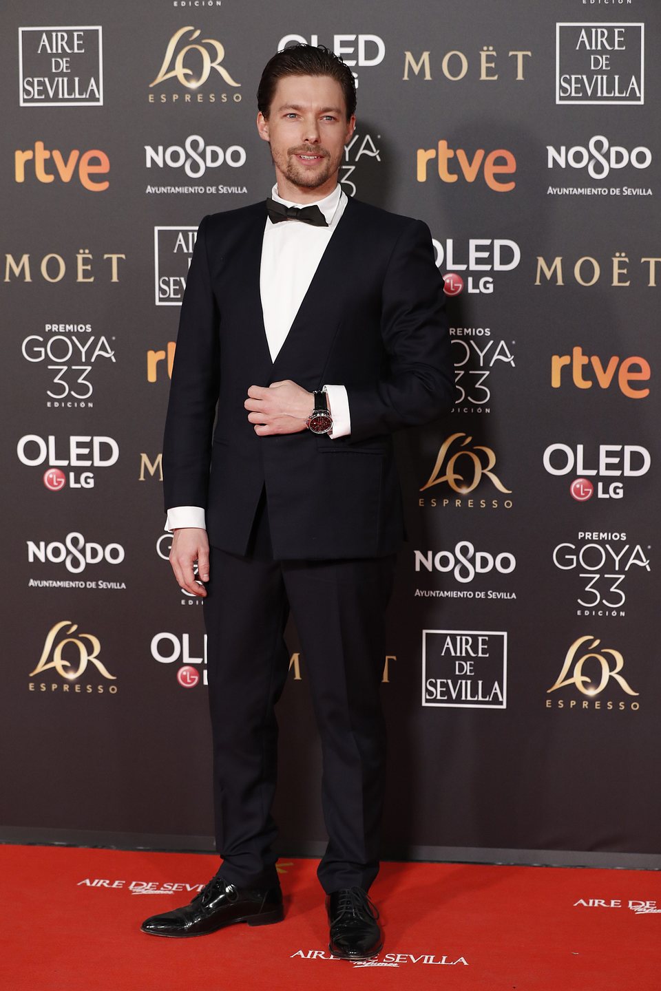 Jan Cornet en los Premios Goya 2019