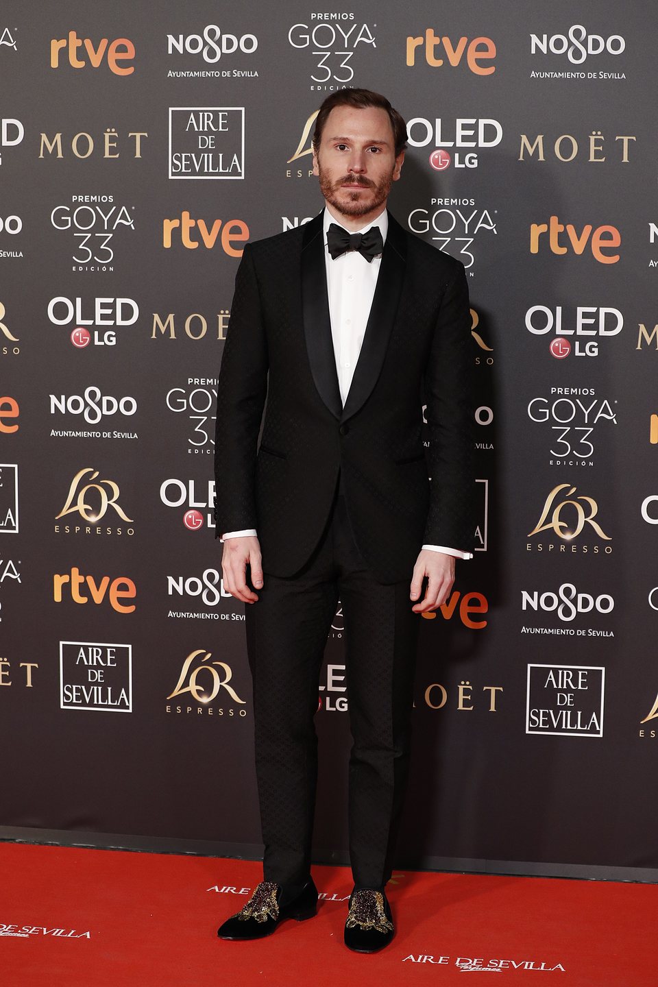 Rubén Ochandiano en los Premios Goya 2019