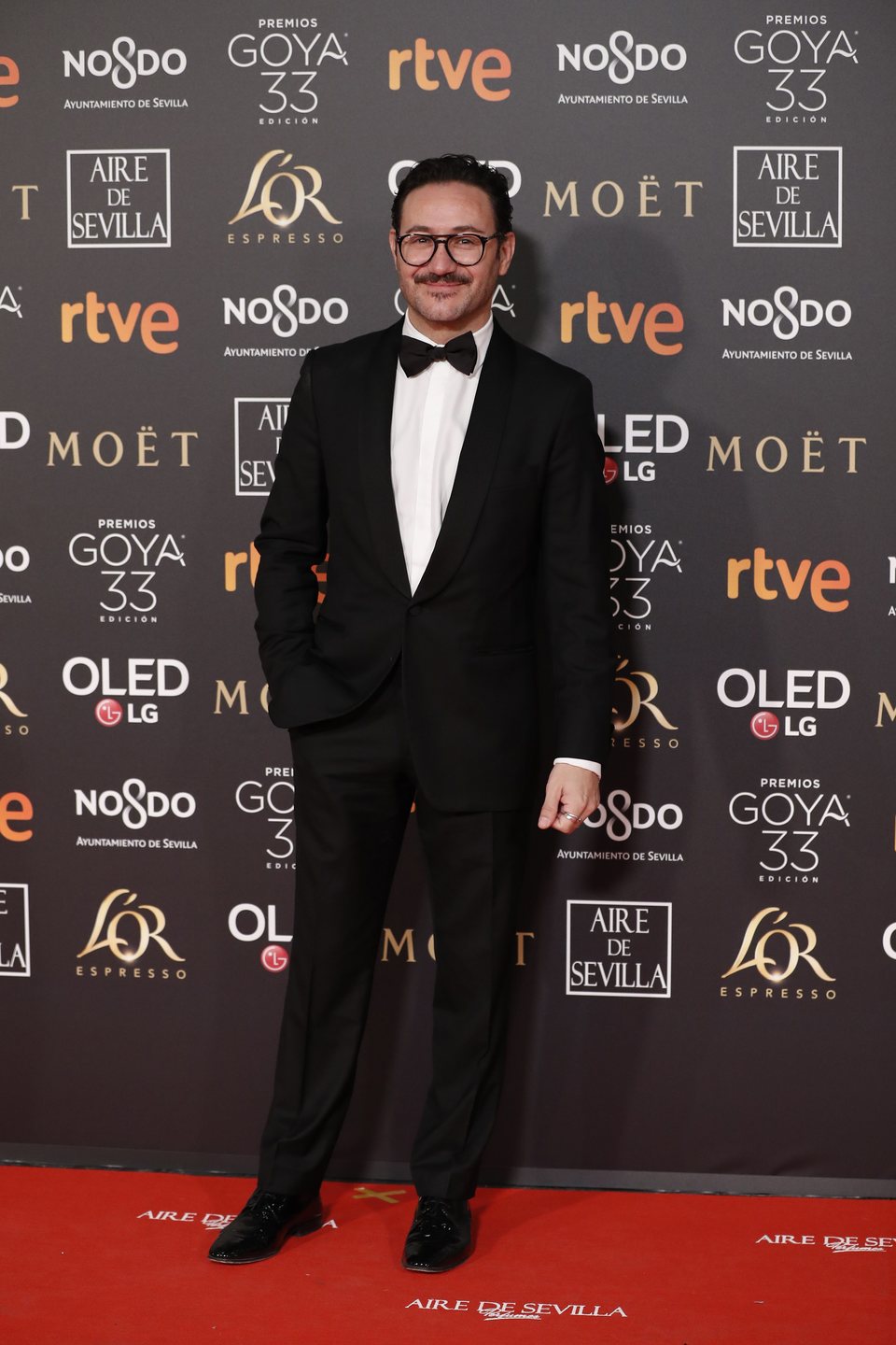 Carlos Santos en los Premios Goya 2019