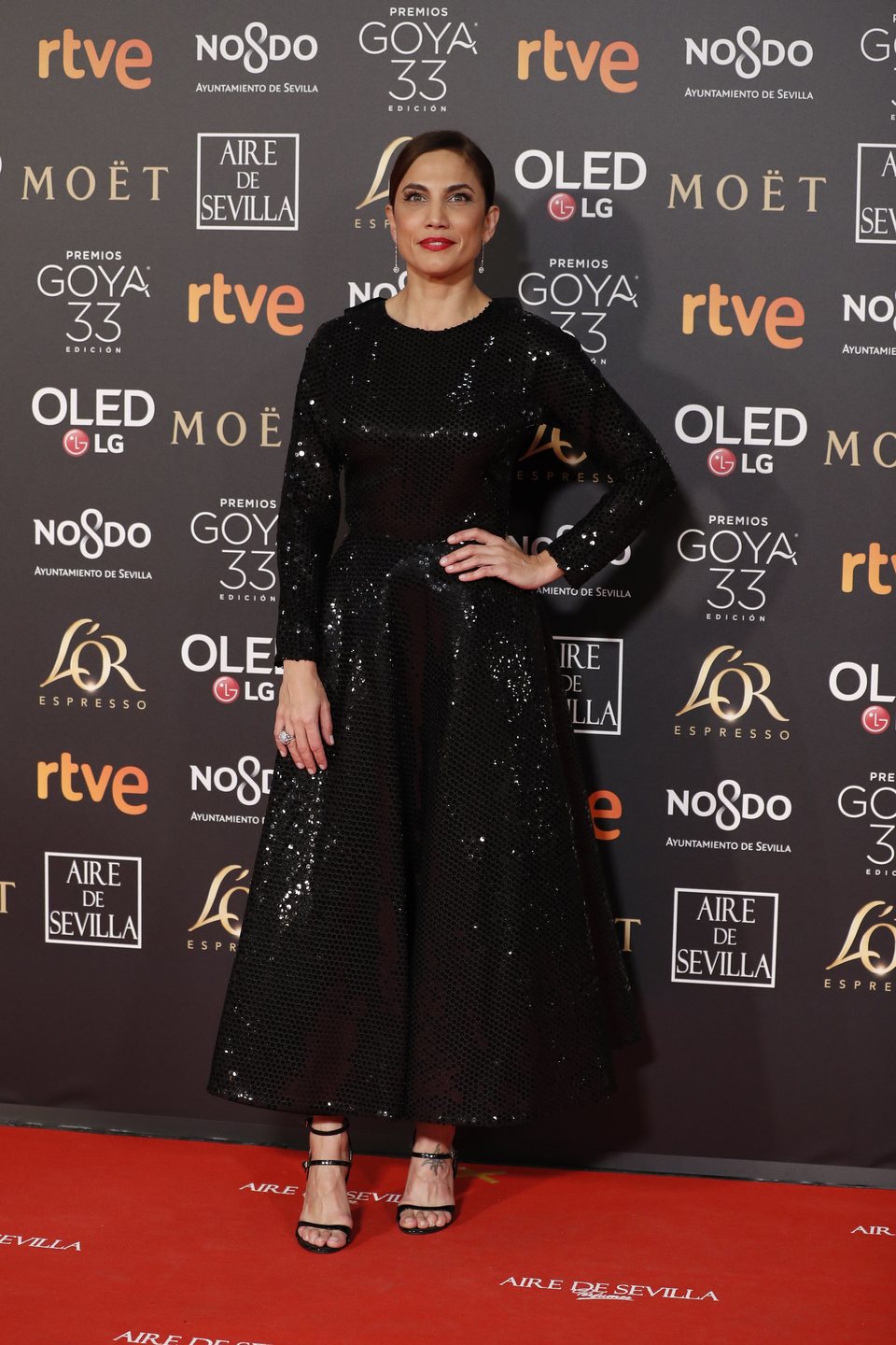 Toni Acosta en los Premios Goya 2019