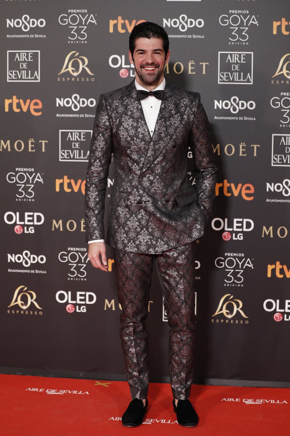 Miguel Ángel Muñoz en los Premios Goya 2019