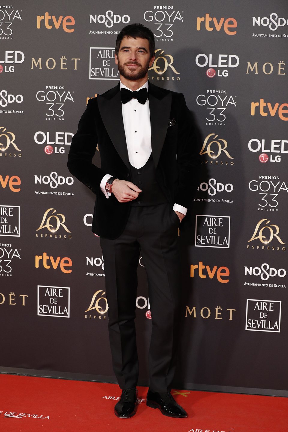 Alfonso Bassave en los Premios Goya 2019