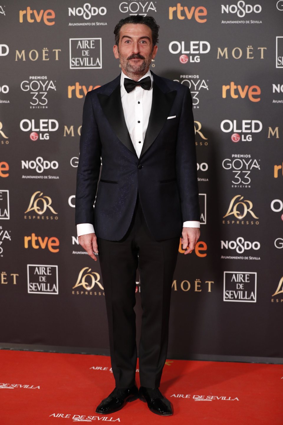 Luis Zahera en los Premios Goya 2019