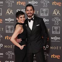 Paco y María León en los Premios Goya 2019