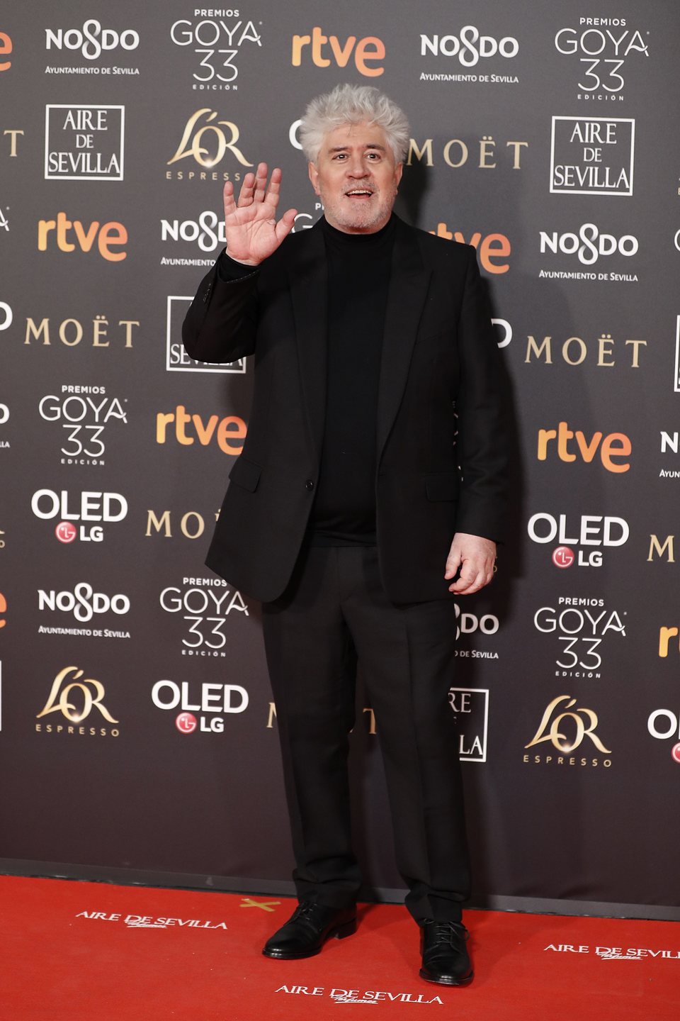 Pedro Almodóvar en los Premios Goya 2019