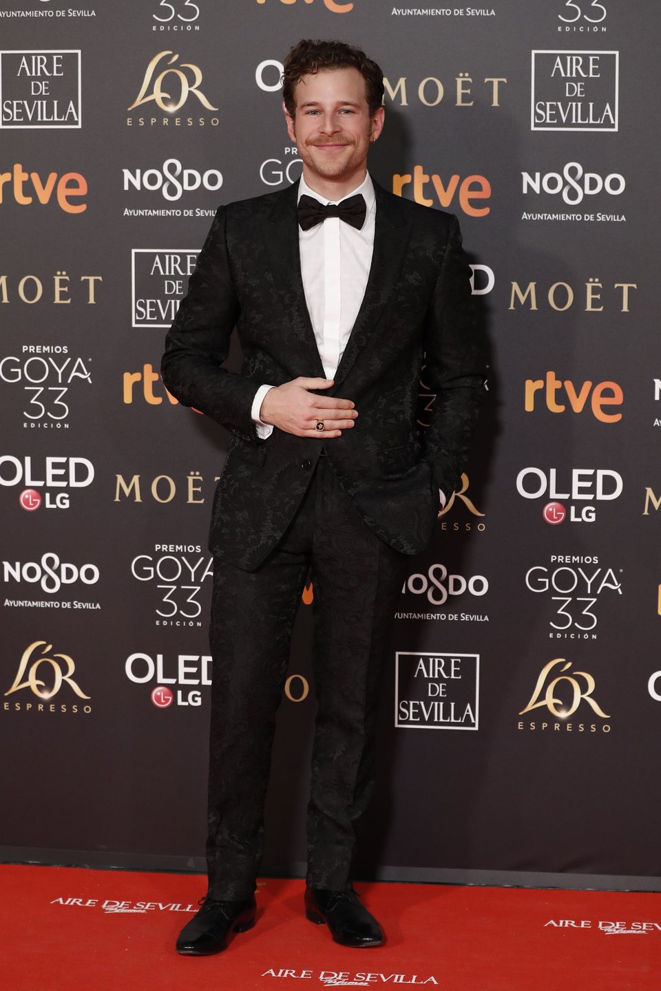 Álvaro Cervantes en los Premios Goya 2019