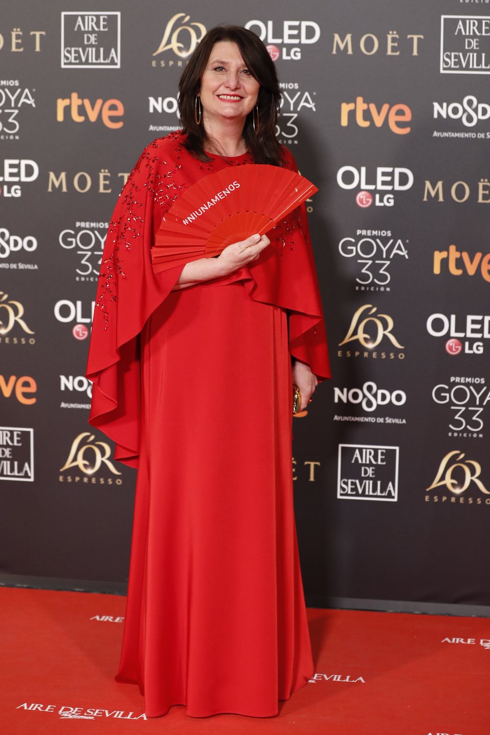 Adelfa Calvo en los Premios Goya 2019