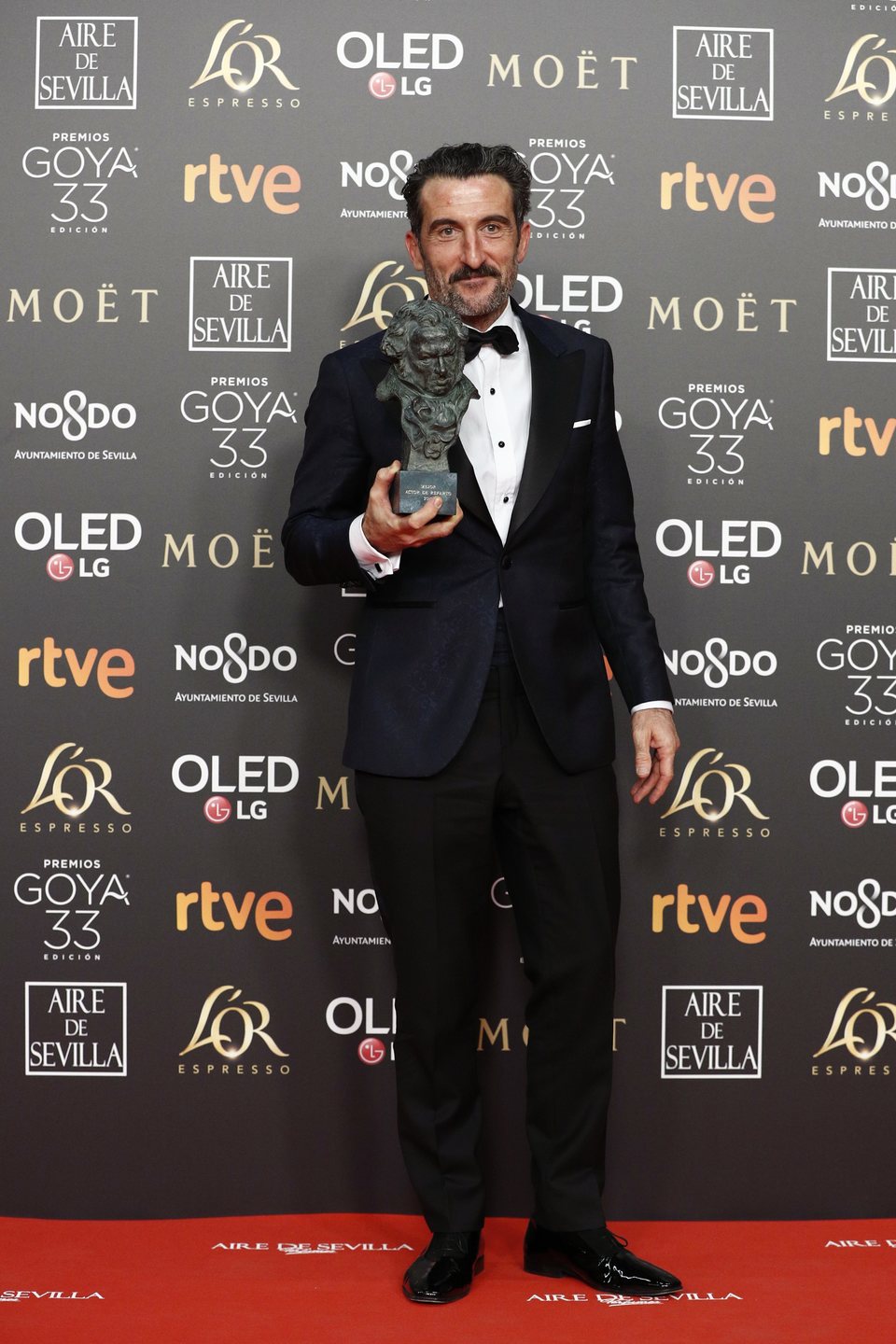 Luis Zahera, mejor actor de reparto Premios Goya 2019