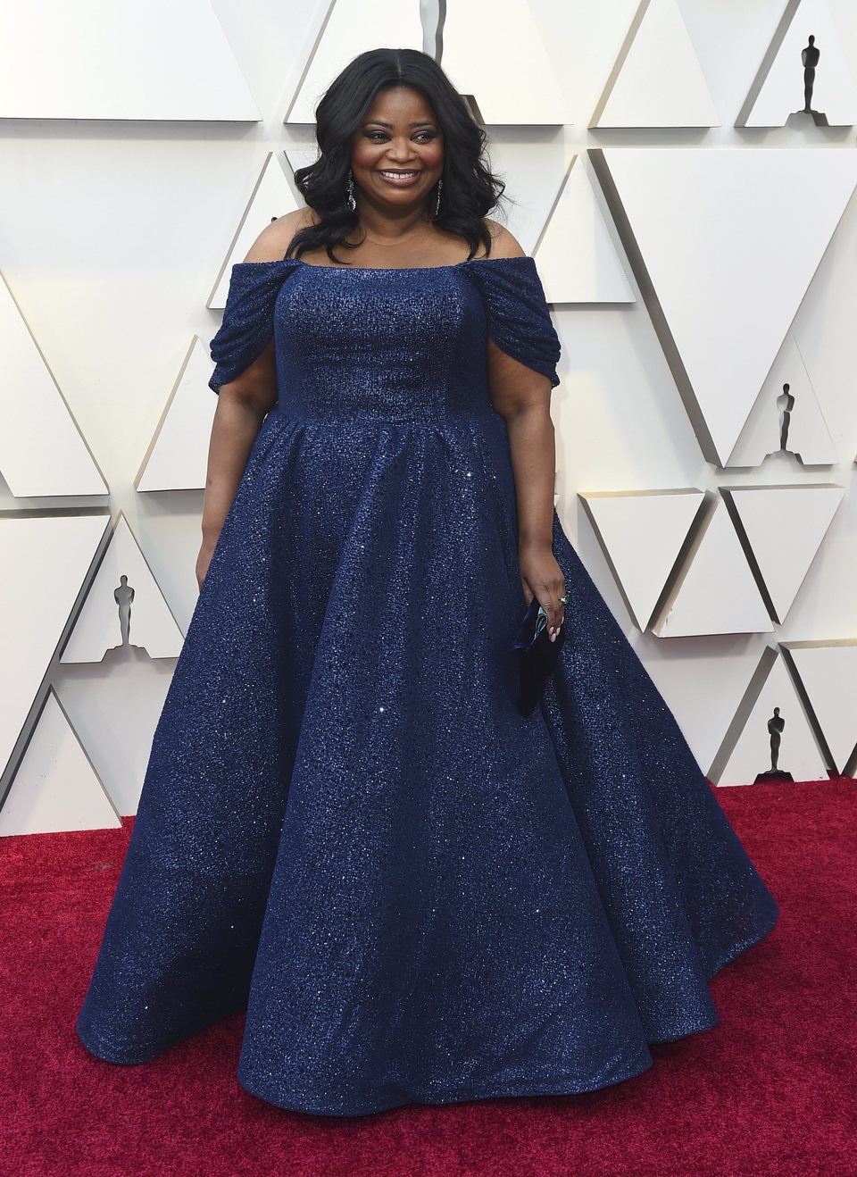 Octavia Spencer en la alfombra roja de los Oscars 2019