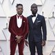 Stephan James y Shamier Anderson en la alfombra roja de los Oscar 2019