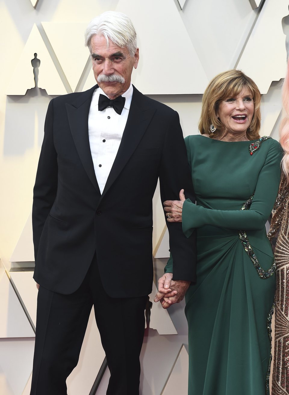 Sam Elliott y Katharine Ross en la alfombra roja de los Oscars 2019