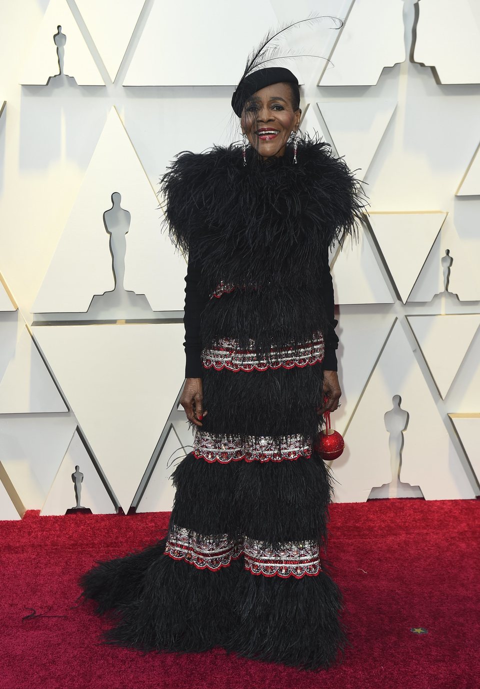 Cicely Tyson en la alfombra roja de los Oscar 2019