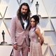 Jason Momoa y Lisa Bonet en la alfombra roja de los Oscar 2019