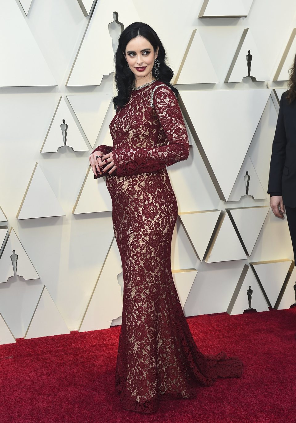 Krysten Ritter en la alfombra roja de los Oscar 2019