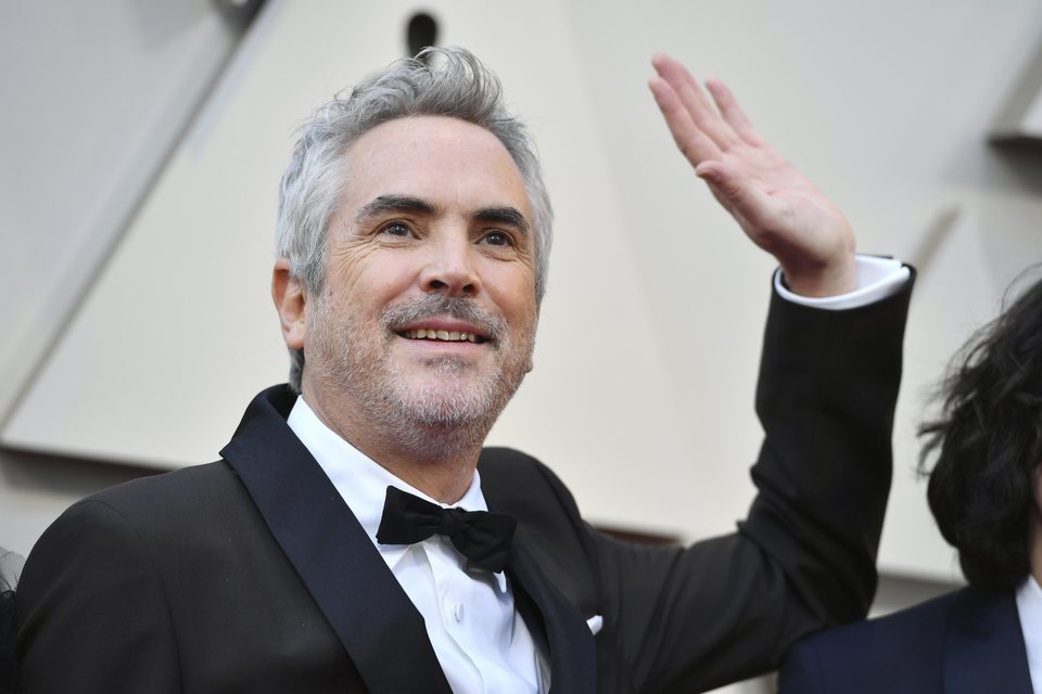 Alfonso Cuarón en la alfombra roja de los Oscar 2019