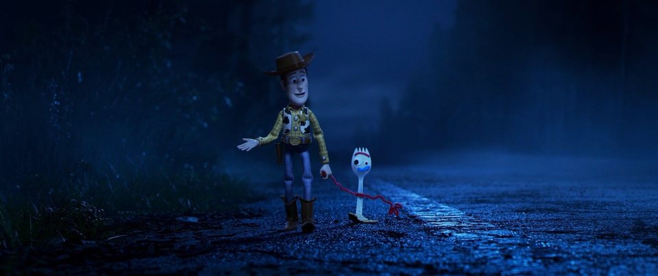 Woody y Forky en 'Toy Story 4'