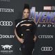 Tessa Thompson en la alfombra roja de 'Vengadores: Endgame'