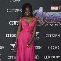 Danai Gurira en la alfombra roja de 'Vengadores: Endgame'