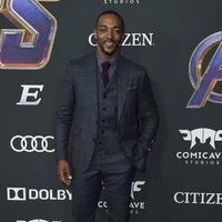 Anthony Mackie en la alfombra roja de 'Vengadores: Endgame'