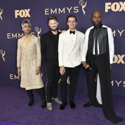 Los presentadores de 'Queer Eye' en la alfombra roja de los Emmy 2019