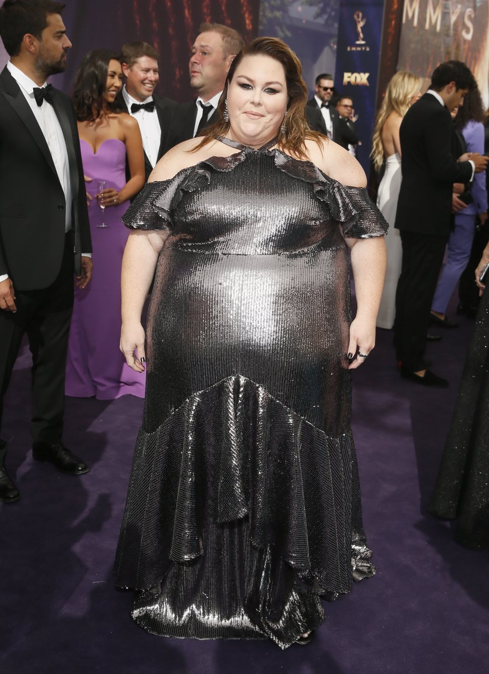 Chrissy Metz en la alfombra roja de los Emmy 2019