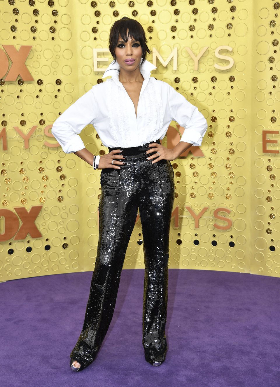 Kerry Wahsington en la alfombra roja de los Emmy 2019