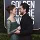 Kit Harington y Rose Leslie en la alfombra roja de los Globos de Oro 2020