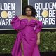 Da'Vine Joy Randolph en la alfombra roja de los Globos de Oro 2020