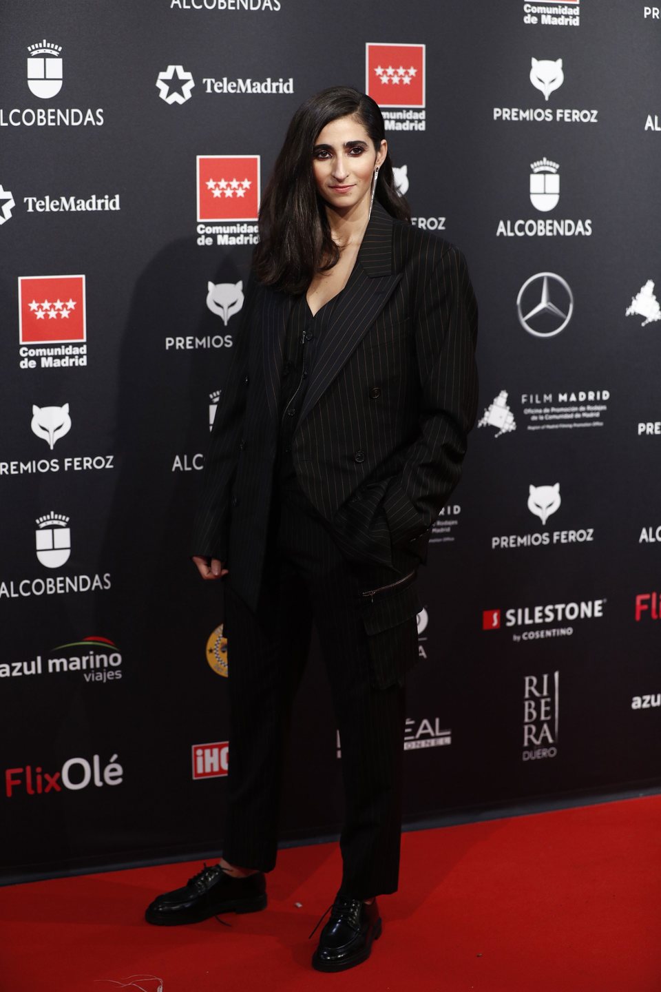 Alba Flores en la alfombra roja de los Premios Feroz 2020