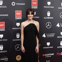 Macarena García en la alfombra roja de los Premios Feroz 2020