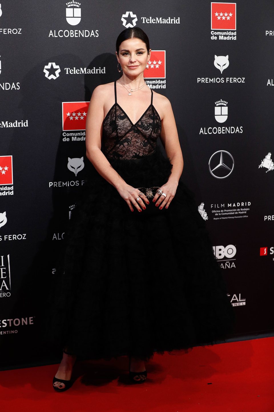 Marta Torné en la alfombra roja de los Premios Feroz 2020