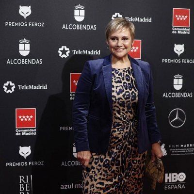 Gloria Serra en la alfombra roja de los Premios Feroz 2020