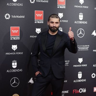 Álex García en la alfombra roja de los Premios Feroz 2020