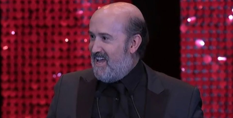 Javier Cámara durante la gala de los Premios Feroz 2020