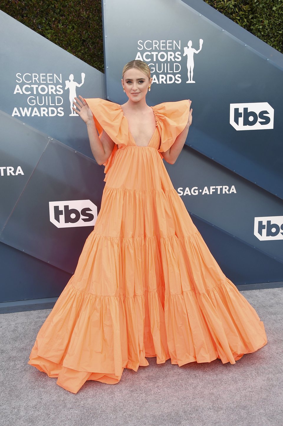 Kathryn Newton en la alfombra roja de los SAG Awards 2020