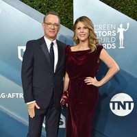 Tom Hanks y Rita Wilson en la alfombra roja de los SAG Awards 2020